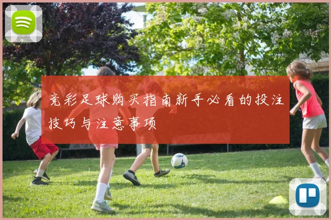竞彩足球购买指南新手必看的投注技巧与注意事项